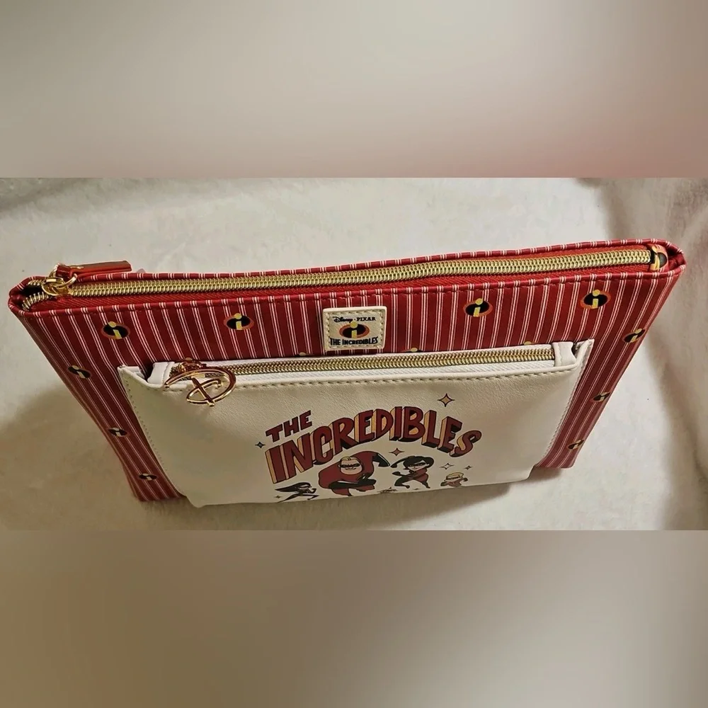 Disney Pixar The Incredibles Primark Travel Toiletry Bag Double Zipper NWT